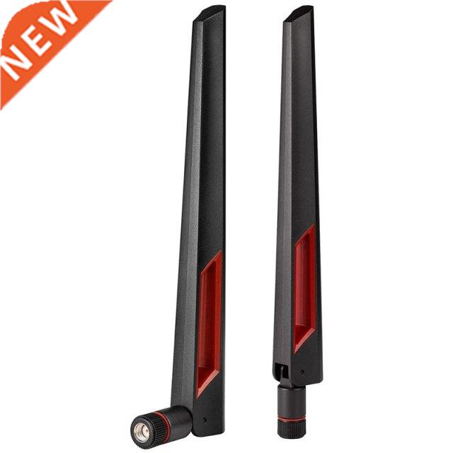 2 Pcs Wifi Antenna With RP-SMA Male Connector, 2.4Ghz 5Ghz 5