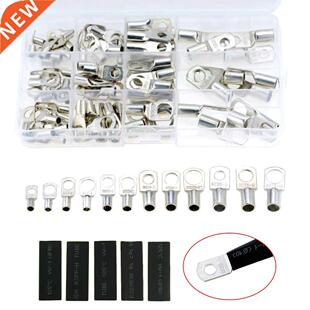 220PCS/Box SC Bare Ring Terminals Lug Tinned Copper Tube Lug