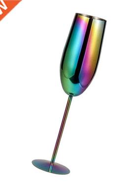 Unbreakable Stemmed Wine Glass Metal Copper Drinkware for Fo