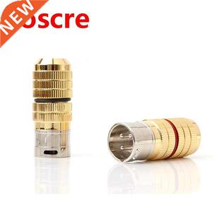 4pcs Yter CG Rhodium Plated XLR plugs Balance Cable Connec