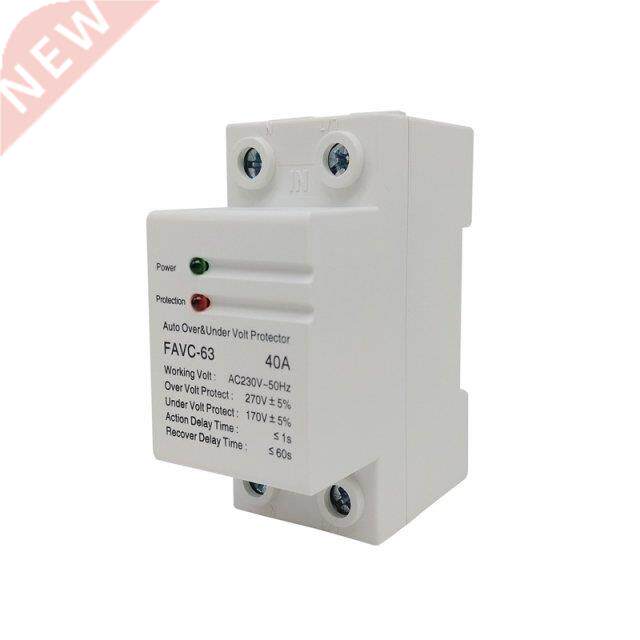 40A 230V Din Rail Automatic Recovery Reconnect Over Voltage