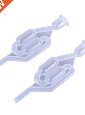 2pcs S-Shape Wine AirLock Beer Brewing Fermentation Check Va