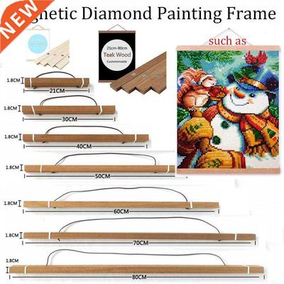 diamond Painting Frame Magnetic Wood Hanger Wood Frame dia