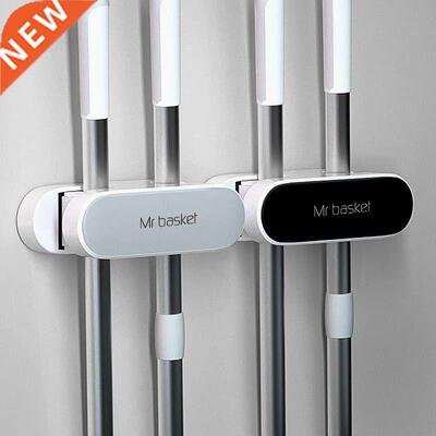 Heavy Duty Mop and Broom Holder Multipurpose Wall Mounted Or