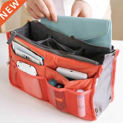 Multi Colors Bg In Bg Mkeup Hndbg Orgnizer Insert Hnd
