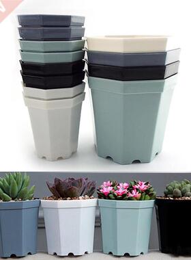 Plastic Octagon Flower Pots Modern Home Window Balcon Office
