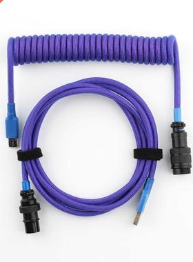 Dropshipping Coiled 1.8M Type C USB Cable gx16 for Mechanica