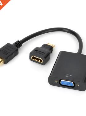 Adapter Cable HDMI Male to VGA Female Adapter Mini HDMI Male
