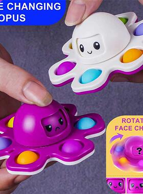 IN1 Flip Ocus Poppit Toy Finger Spinner Toys Anti Sress