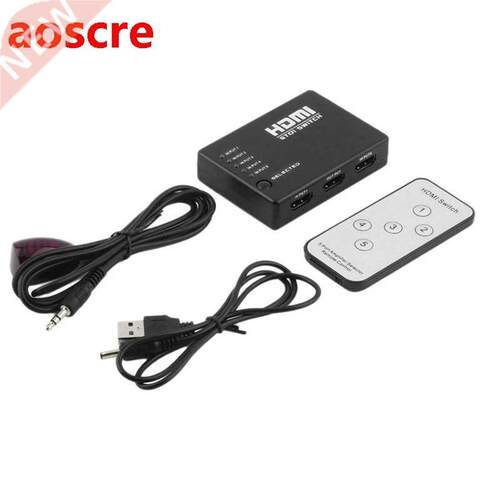 3D 1080P 5 Port HDR HDMI Switcher HD Video TV 1080P Converte