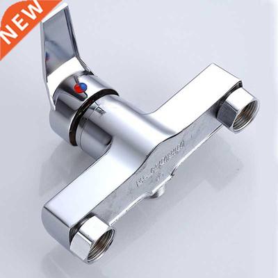 Bathtub Hot and Cold Mixing Water Faucet Sink Spray Double S