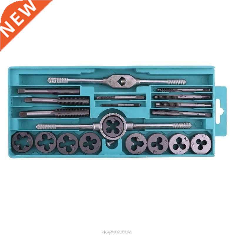 20pcs Tap and Die Cutter Alloy Steel Wrench Threaded Cutting