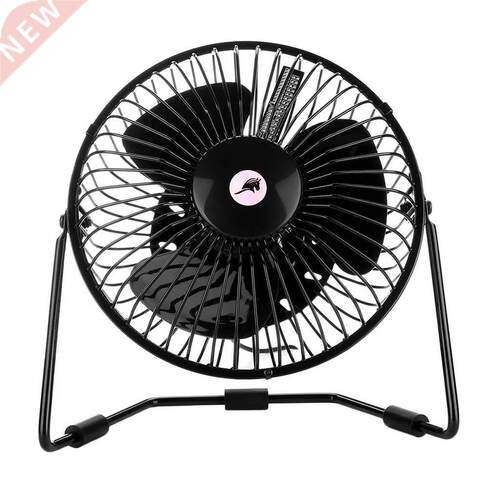 Small Desk Fan with Clock & Temperature Display, 6Inch F