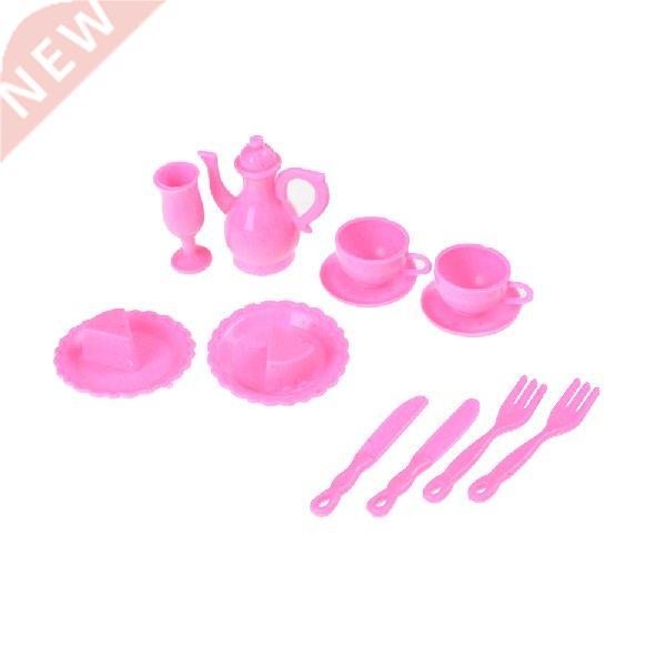 12Pcs/set Mini Plastic Tableware Knife Dishes For Doll