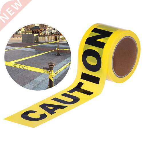 7cm*100M Roll Yellow Caution Tape For Safety Barrier For Pol