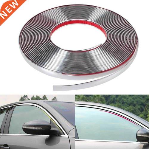 1 Car Chrome Body Strip Bumper Auto Door Window Protective