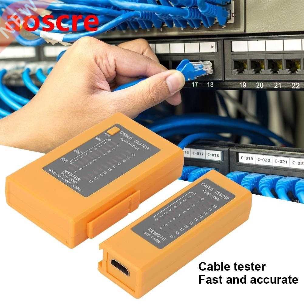 Latest Professional Network Cable Tester RJ45 RJ11 RJ12 CAT5
