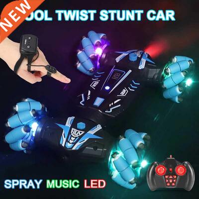 2.4G 4WD RC C Toy Gesture Sensor Control C Stunt Spray T