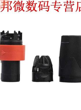 10Pcs 4 Pole Adapter Speaker Amplifier Connector Converter P