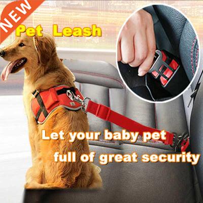 Dog Cat Car Safety Belt Adjustable Leash Vehicle Seat Belt