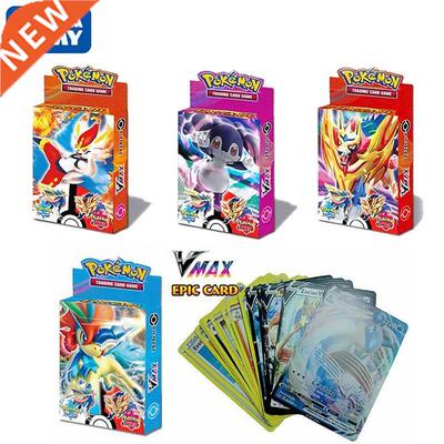 Random 25Pcs/Box New Pokemon Cards Vmax English Version Bat