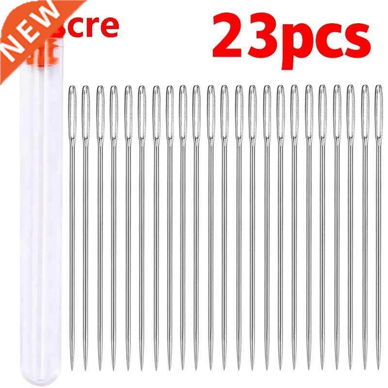 23 PCS 2.13in Large Eye Sewing Needles Leather Crafts Sewing