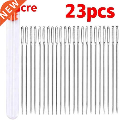 23 PCS 2.13in Large Eye Sewing Needles Leather Crafts Sewing
