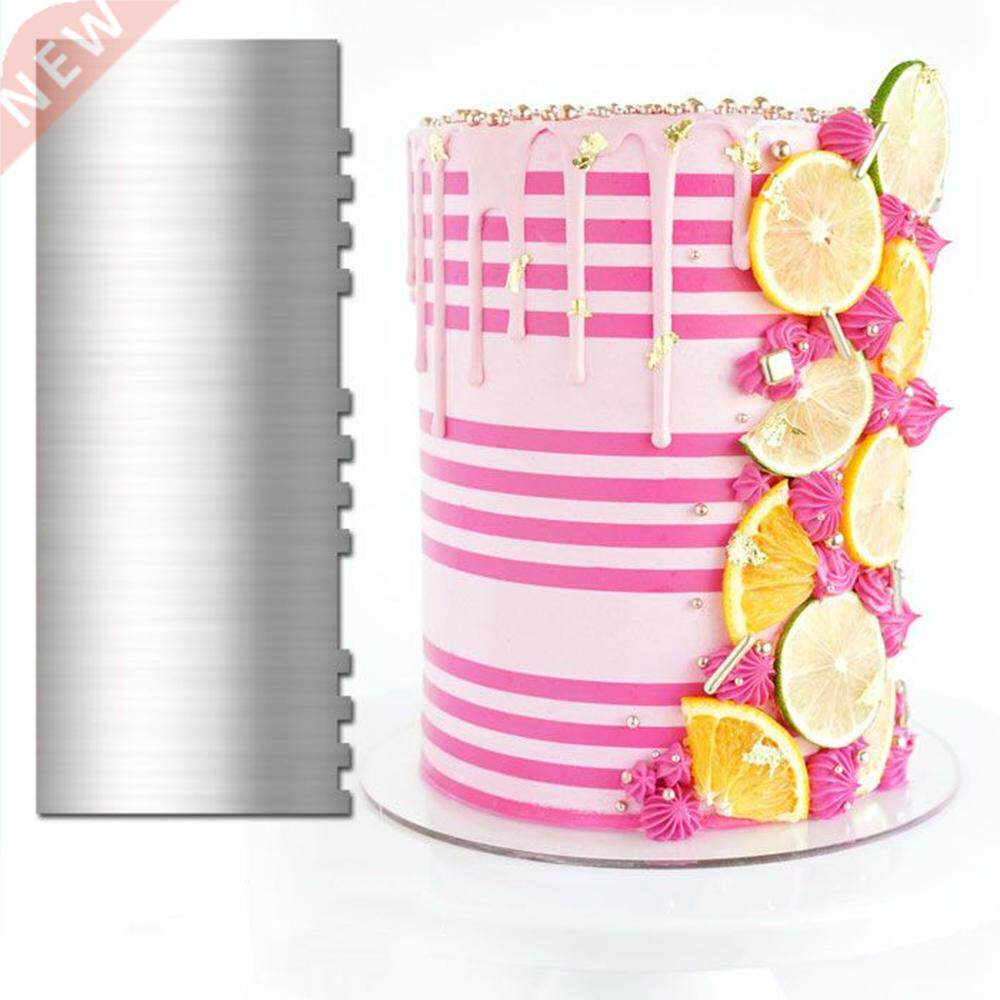 9 Inch Stainless Steel Cake Scraper Large Double Sided