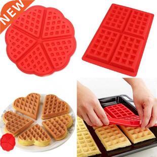 Waffle Maker Oven Waffles Mold Tray Silicone Mould Pan Cooki