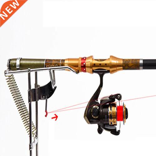 Fishing Rod Holder Automatic Double Spring Angle Fish Pole