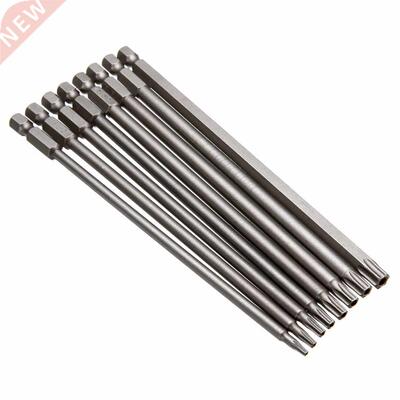 8pcs Torx Screwdriver Bits 150mm Long Steel Security Electri
