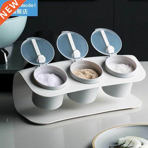 PP Seasoning Storage Bottle Salt Sugar with Spoon Vanilla Bo