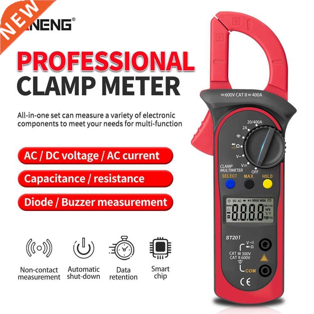 ST201 Digital Clamp Multimeter Resistance ohm Tester AC DC C