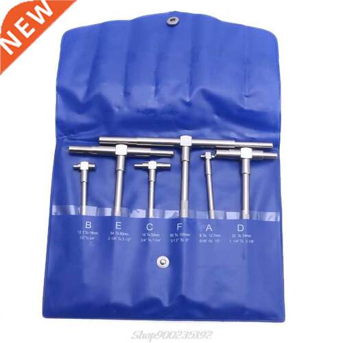6Pcs/Set 8-150mm Telescopic Gauge Set Micrometer Measurement