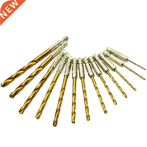 13pc Drill Bit Hex Shank Twist Bit 1.5mm 2mm 2.5mm 3mm 3.2mm