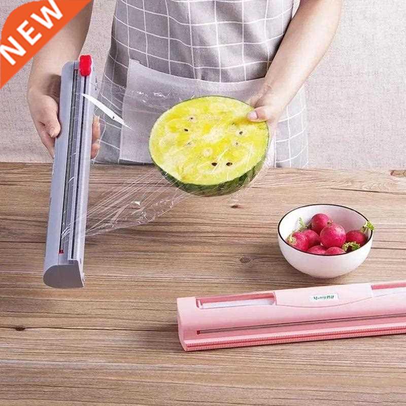1Pcs Cling Film Cutter Food Wrap Dispenser Kitchen Tool Foil