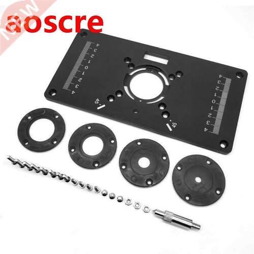 Alloy Router Table Insert Plate Woodworking Benches Table Sa