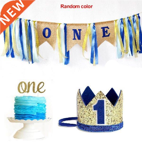 1st Birthday Decoration Cake Smash Banner Set Letter