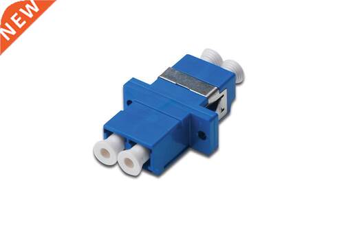 OS2 Fiber Adapter Coupler, Blue Color LC-LC Duplex Singlemod