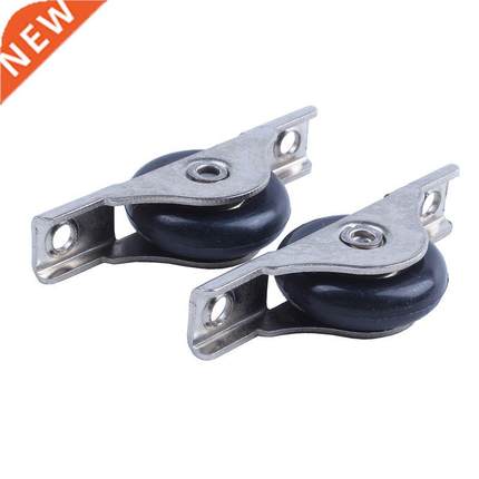 2 Pcs Nylon Single Axle Sliding Door Roller Window Sash Pull