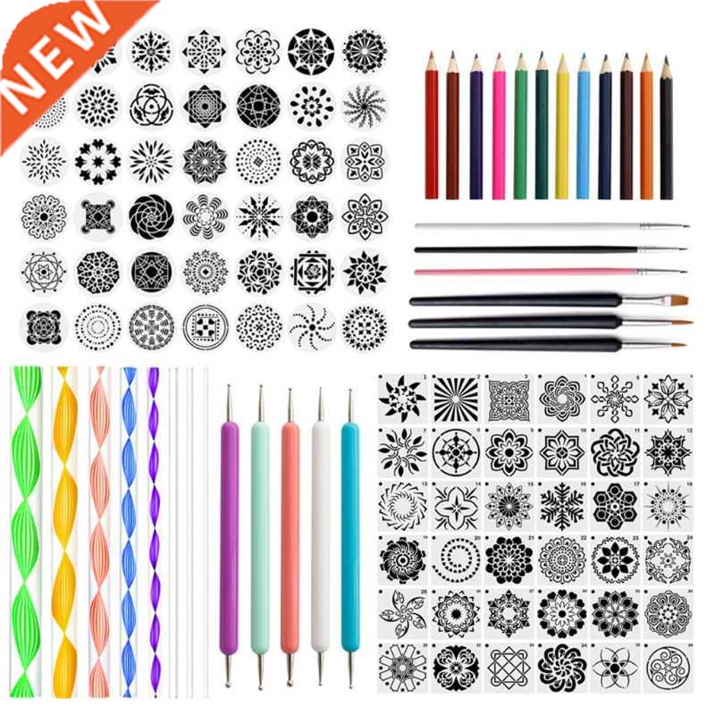 G6DA 112PCS/Set Mandala Dotting Tools Art Supplies, Nail