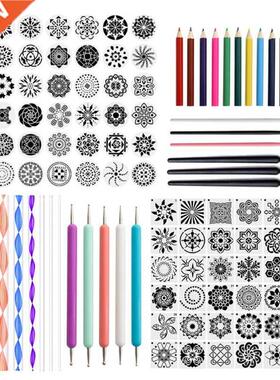 G6DA 112PCS/Set Mandala Dotting Tools Art Supplies, Nail