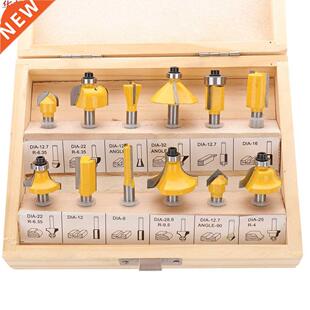 12 pièces/ensemble 1/4 pouces tige carbure acier affleurant