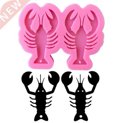Lobster Keychain Earrings Epoxy Resin Mold Jewelry Pendant S
