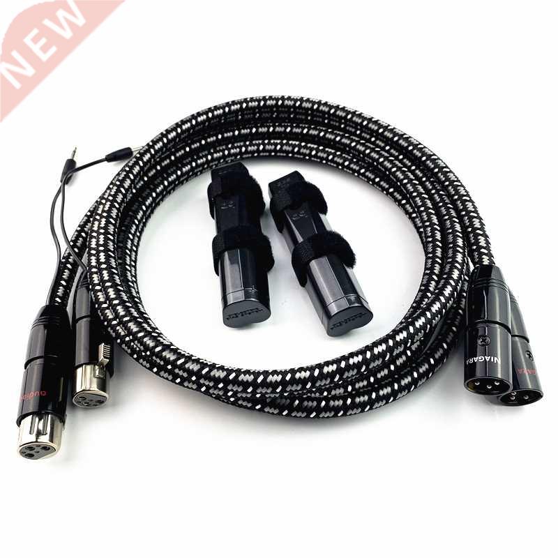 Pair NIAGARA XLR Balanced Cable for HiFi Audio Amplifier DVD