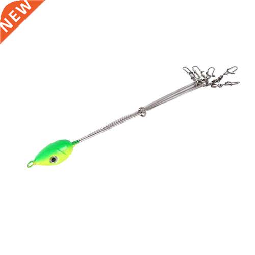 Steel Umbrella Fishing Lure Rig 5 Arms Rig Head Bait
