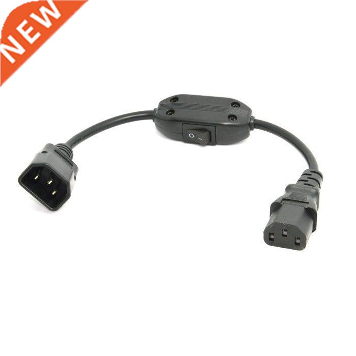 0cm IEC 20 Mains Power C14 to C1 Male to Female Extension