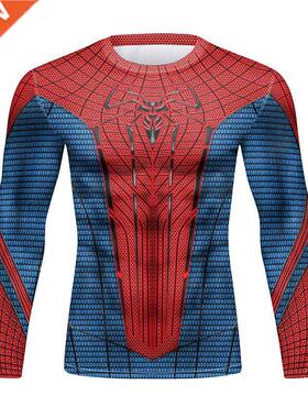 Men 3D Printed Compression T Shirts Custom Raglan Sleeve Tra