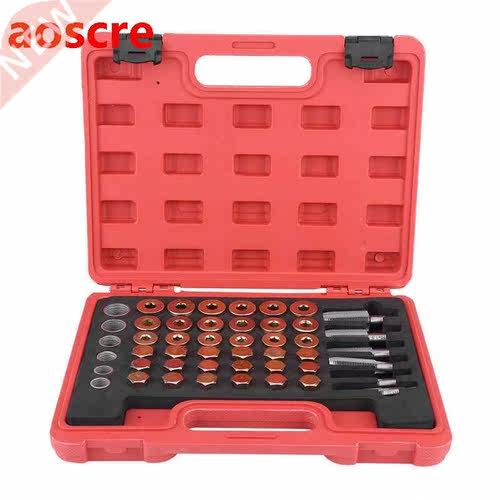 Oil Pan Thread Repair Tool 114Pcs Oil Pan Thread Repair Kit