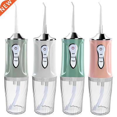 Oral Irrigator USB 3 Modes Cleanable Battery Operated Jet